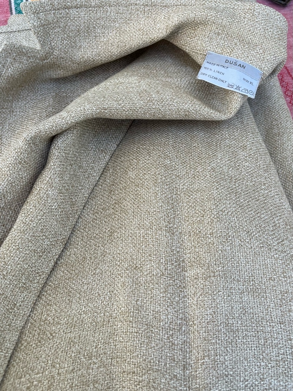 Dusan 100% Linen Coat - Picture 7 of 7